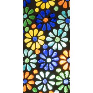 Flower Garden Handmade Lamp in mosaic glass h. 32 cm.