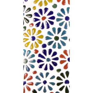 Flower Garden Handmade Lamp in mosaic glass h. 32 cm.