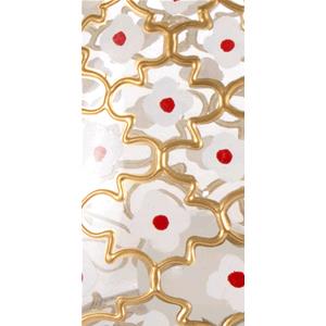 Lampada da tavolo in vetro Embroidery h. 32 cm.