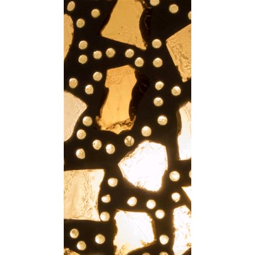 Lampada da tavolo in vetro mosaicata Colors of life h. 32 cm.