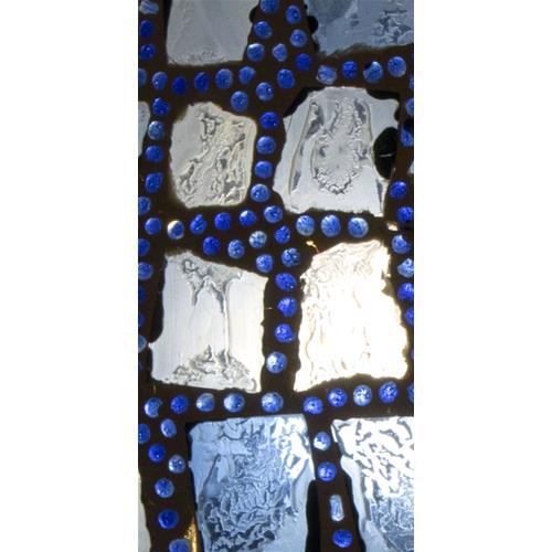 Lampada da tavolo in vetro mosaicata Colors of life h. 32 cm.