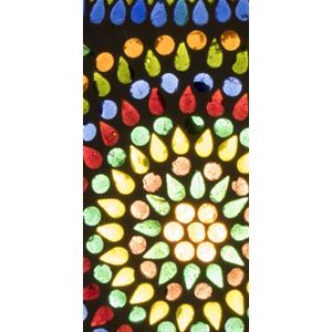 Lampada da tavolo in vetro mosaicata Color Universe h. 32 cm.