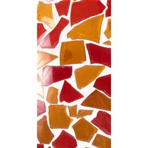 Lampada da tavolo in vetro mosaicata Boy & Girl h. 32 cm.