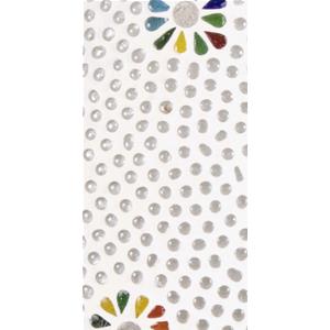 Black Deasy Handmade Lamp in mosaic glass h. 32 cm.