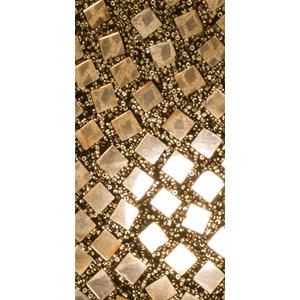 Gold Reflection Handmade Lamp in mosaic glass h. 32 cm.