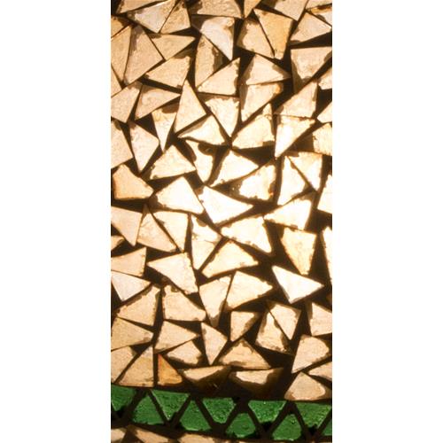 Handmade Lamp in mosaic glass h. 32 cm.