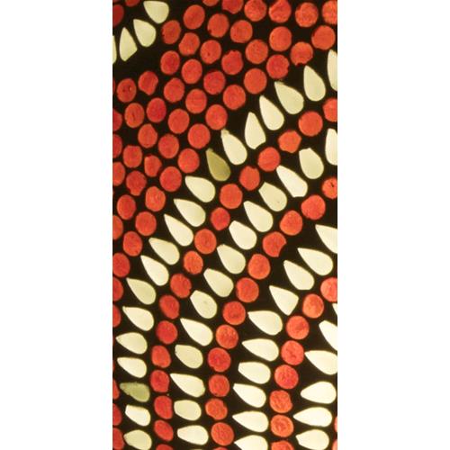 Lampada da tavolo in vetro mosaicata Sunset h. 32 cm.