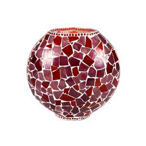 Boy & Girl Handmade Lamp in mosaic glass h. 32 cm.