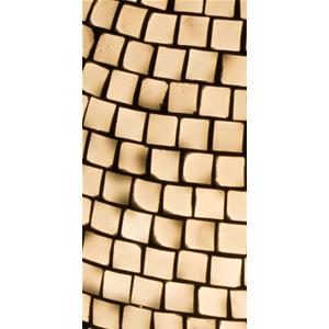 Lampada da tavolo in vetro mosaicata The White Bride h. 32 cm.