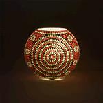 Lampada da tavolo in vetro mosaicata Sunset h. 23 cm.