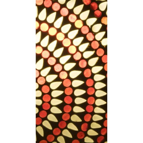 Sunset Handmade Lamp in mosaic glass h. 25 cm.