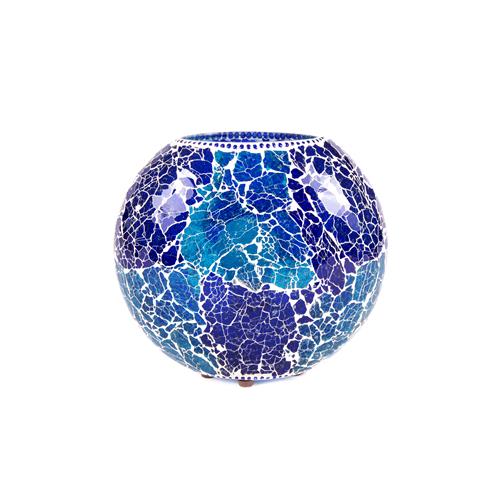 Blue Bay Handmade Lamp in mosaic glass h. 25 cm.