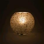 Lampada da tavolo in vetro mosaicata Artist's Yellow h. 23 cm.