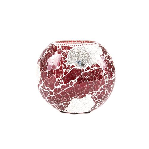 Vulcanic Eruption Handmade Lamp in mosaic glass h. 32 cm.