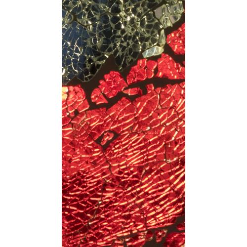 Vulcanic Eruption Handmade Lamp in mosaic glass h. 32 cm.