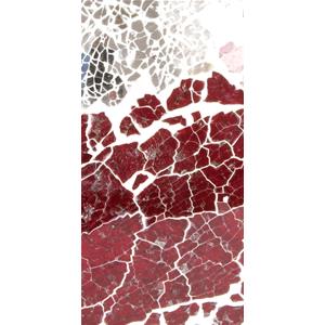 Vulcanic Eruption Handmade Lamp in mosaic glass h. 32 cm.