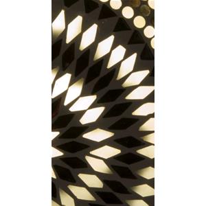 Yin & Yang Handmade Lamp in mosaic glass h. 17 cm.