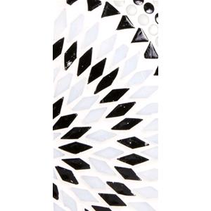 Yin & Yang Handmade Lamp in mosaic glass h. 17 cm.