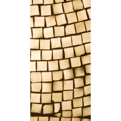 Lampada da tavolo in vetro mosaicata The White Bride h. 23 cm.