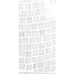 Lampada da tavolo in vetro mosaicata The White Bride h. 23 cm.