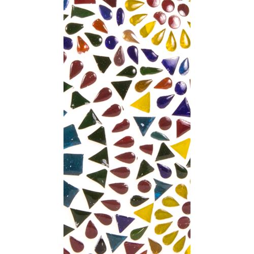 Rainbow Handmade Lamp in mosaic glass h. 25 cm.