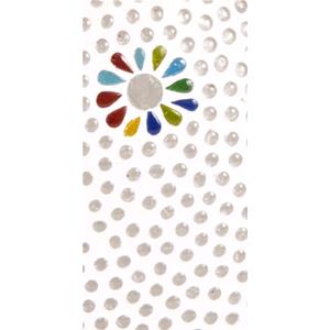 Lampada da tavolo in vetro mosaicata Black Daisy h. 23 cm.