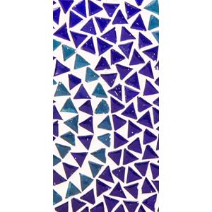 Blue Sauna Handmade Lamp in mosaic glass h. 21 cm.