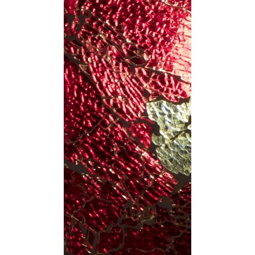 Lampada da tavolo in vetro mosaicata Vulcanic Eruption h. 21 cm.