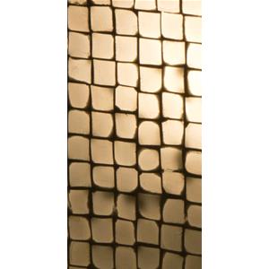 The White Bride Handmade Lamp in mosaic glass h. 21 cm.