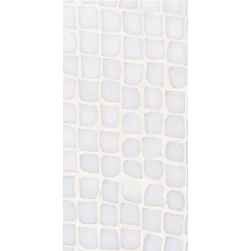 The White Bride Handmade Lamp in mosaic glass h. 21 cm.