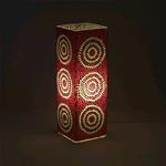 Lampada da tavolo in vetro mosaicata Sunset h. 45 cm.