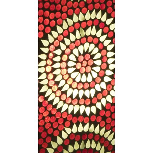 Lampada da tavolo in vetro mosaicata Sunset h. 45 cm.