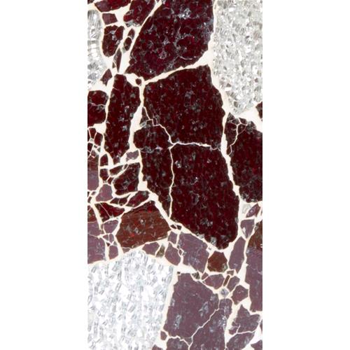 Lampada da tavolo in vetro mosaicata Vulcanic Eruption h. 45 cm.