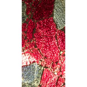 Lampada da tavolo in vetro mosaicata Vulcanic Eruption h. 45 cm.