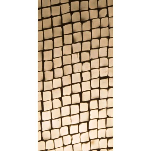 Lampada da tavolo in vetro mosaicata The White Bride h. 45 cm.