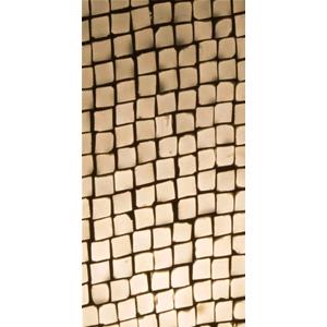 Lampada da tavolo in vetro mosaicata The White Bride h. 45 cm.