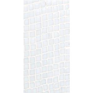 Lampada da tavolo in vetro mosaicata The White Bride h. 45 cm.