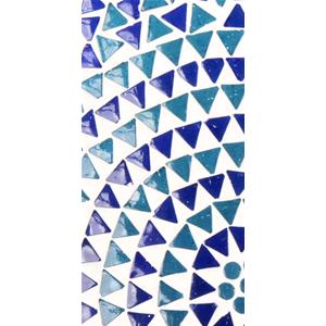 Blue Sauna Handmade in mosaic glass h. 24 cm.