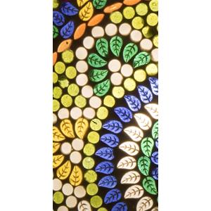 Wheel Mandala Handmade in mosaic glass h. 24 cm.