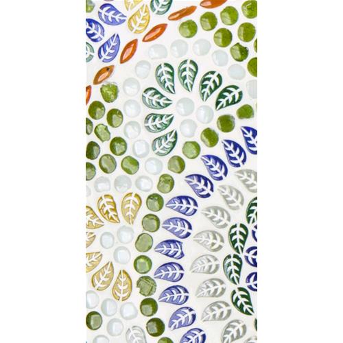 Wheel Mandala Handmade in mosaic glass h. 24 cm.