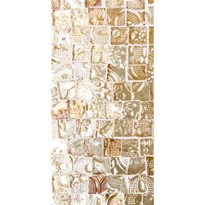 Applique in vetro mosaicata Artist's Yellow h. 24 cm.