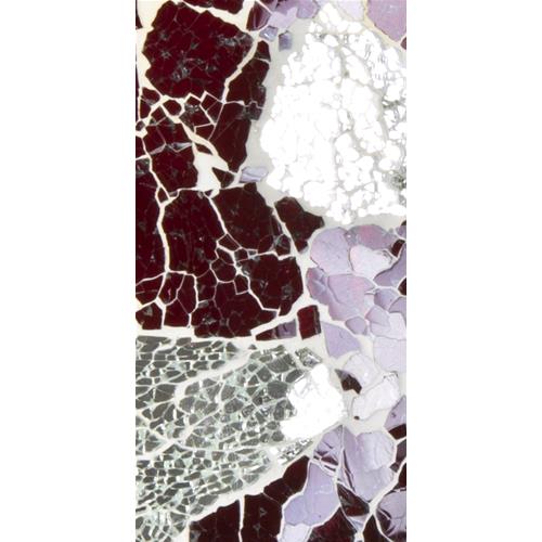 Vulcanic Eruption Handmade in mosaic glass h. 24 cm.