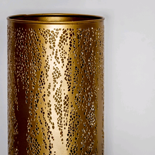 Lampada da tavolo artigianale intarsiata oro